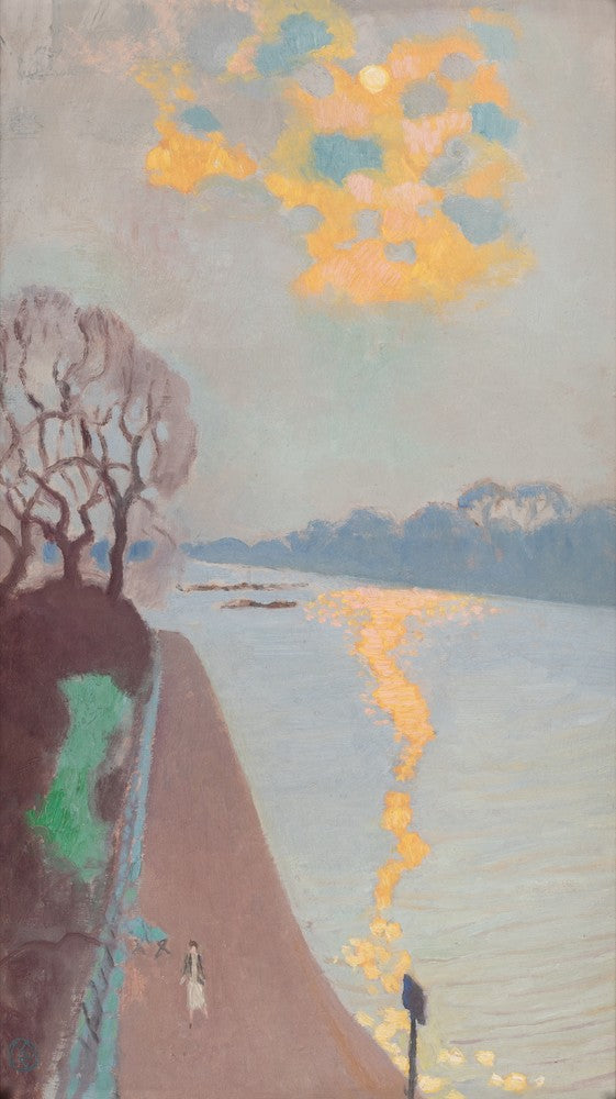 Solrefleksion på floden - Maurice Denis