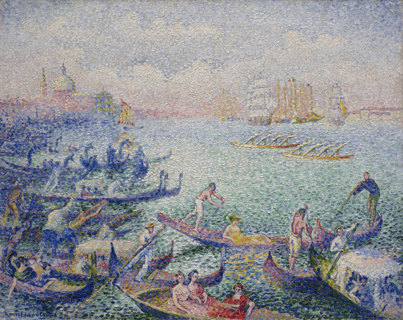 Venedigs Regatta - Henri-Edmond Cross