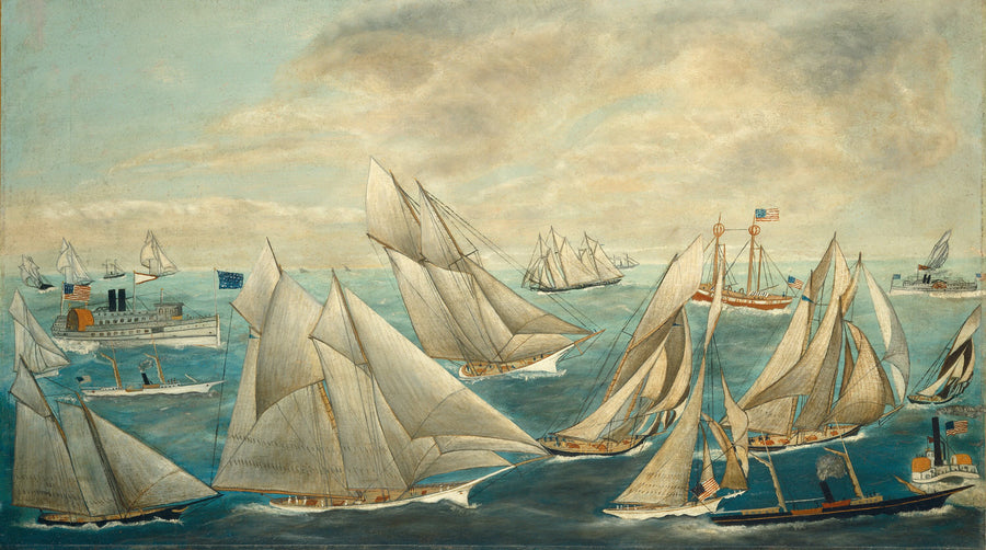 Régate Imaginaire des Vainqueurs de l'America's Cup - American 19th Century