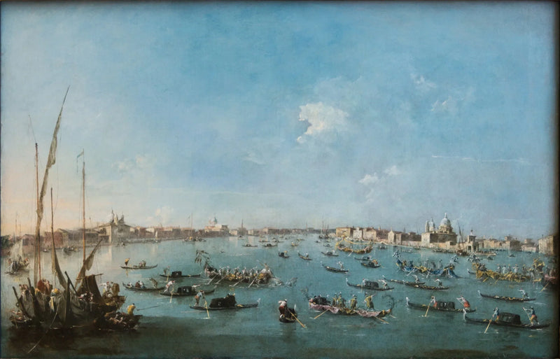 Regatta på Giudecca-kanalen - Francesco Guardi