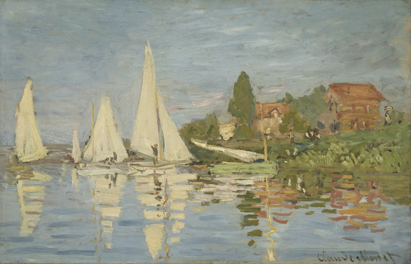 Regattaer i Argenteuil - Claude Monet