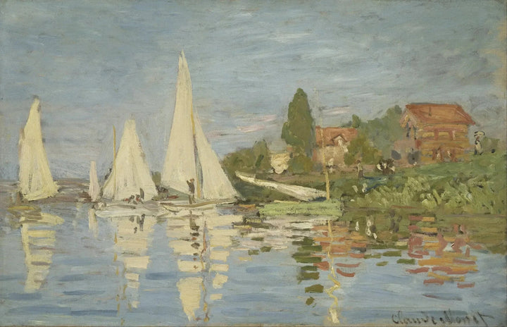 Regattaer i Argenteuil W233 - Claude Monet