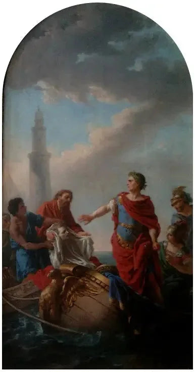 Anger af Cæsar over Pompei's død - Louis Jean François Lagrenée