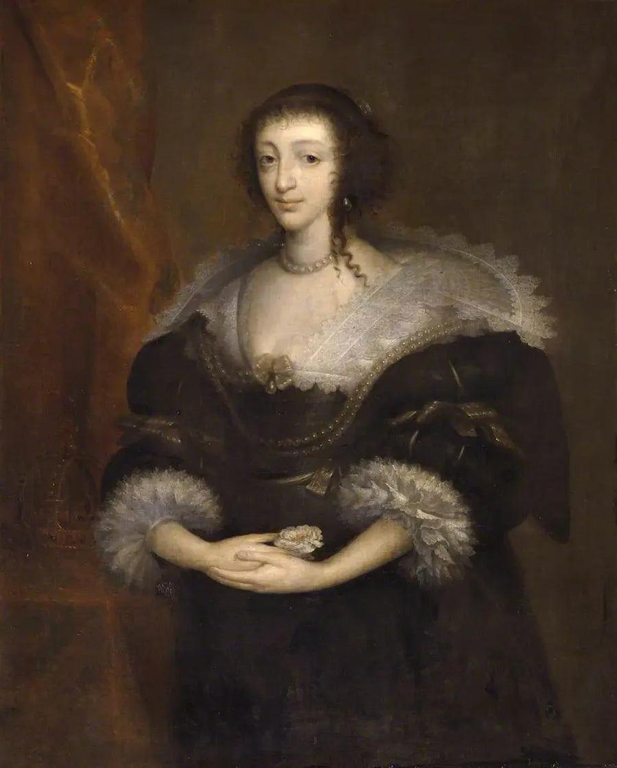 Reine Henriette Marie (1609–1669), dronninginde af Charles I - Antoine van Dyck