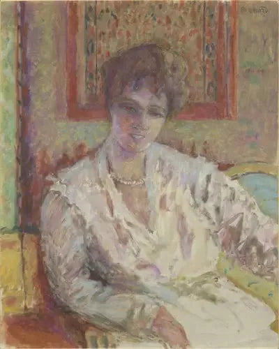Reine Thadée-Natanson : le sourire - Pierre Bonnard image 1 reproduction réalisée par Alpha Reproduction