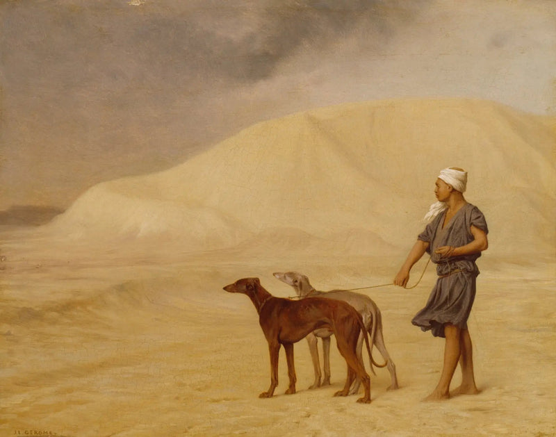 Hundereleje i ørkenen - Jean-Léon Gérôme