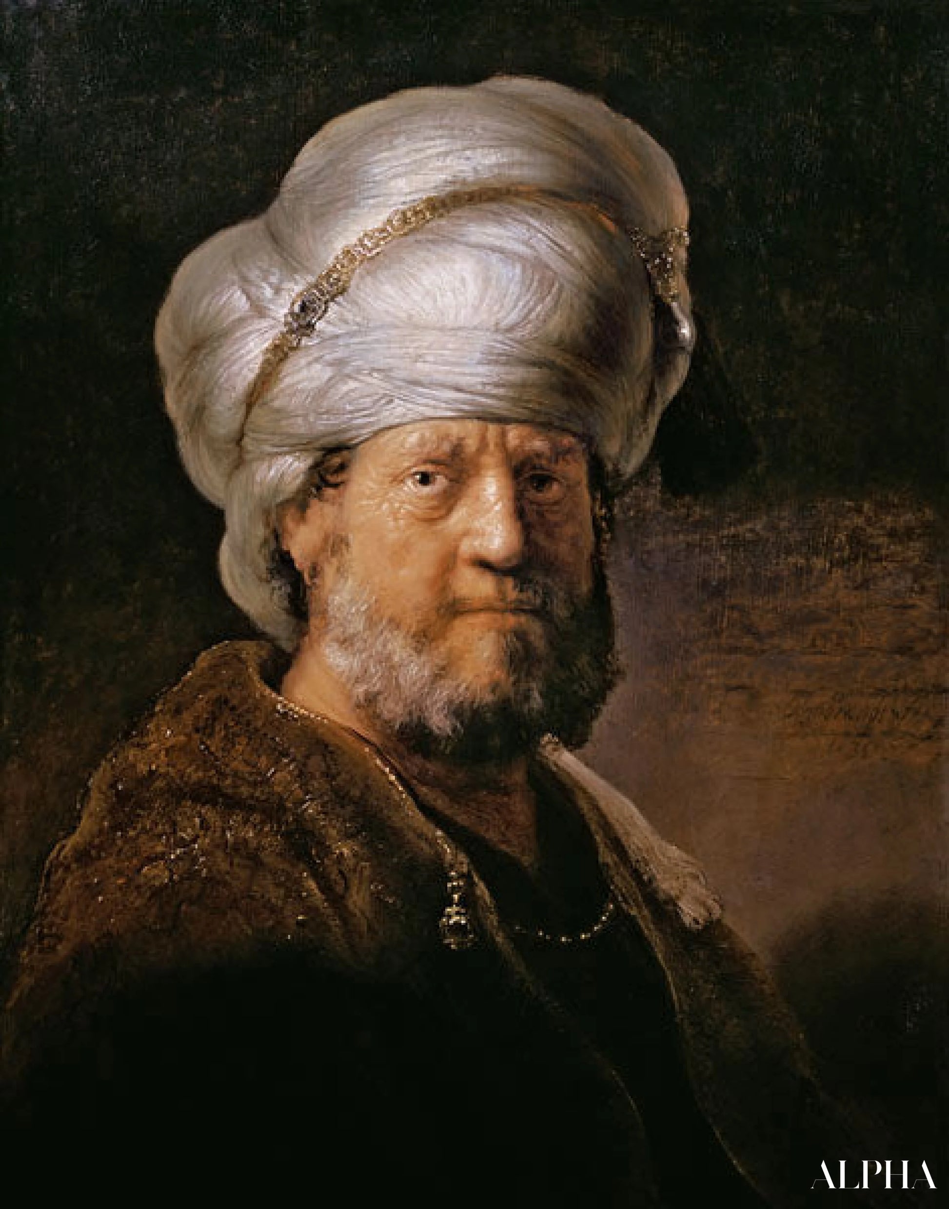 Rembrandt, Portrait d'un Oriental - Rembrandt van Rijn - Reproductions de tableaux et peintures haut de gamme