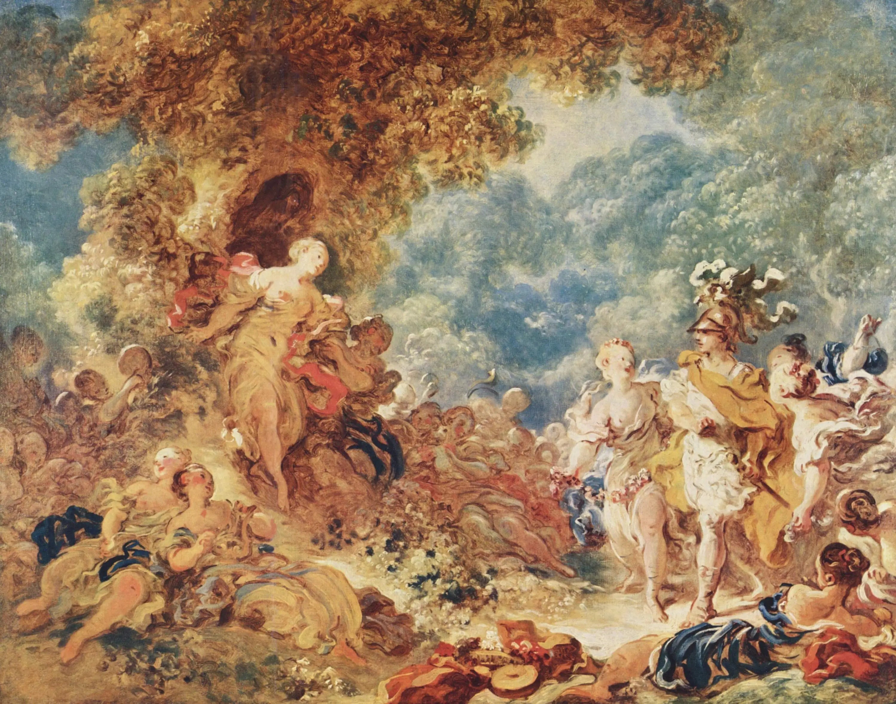 Renaud dans les jardins d’Armide - Jean-Honoré Fragonard - Alpha Reproduction