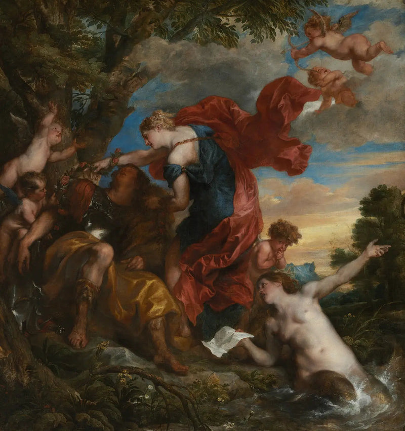 Renaud og Armide - Antoine van Dyck