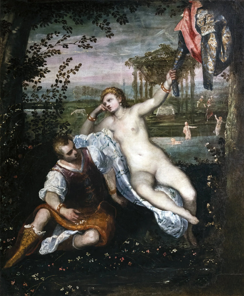 Renaud og Armide - Jacopo Tintoretto