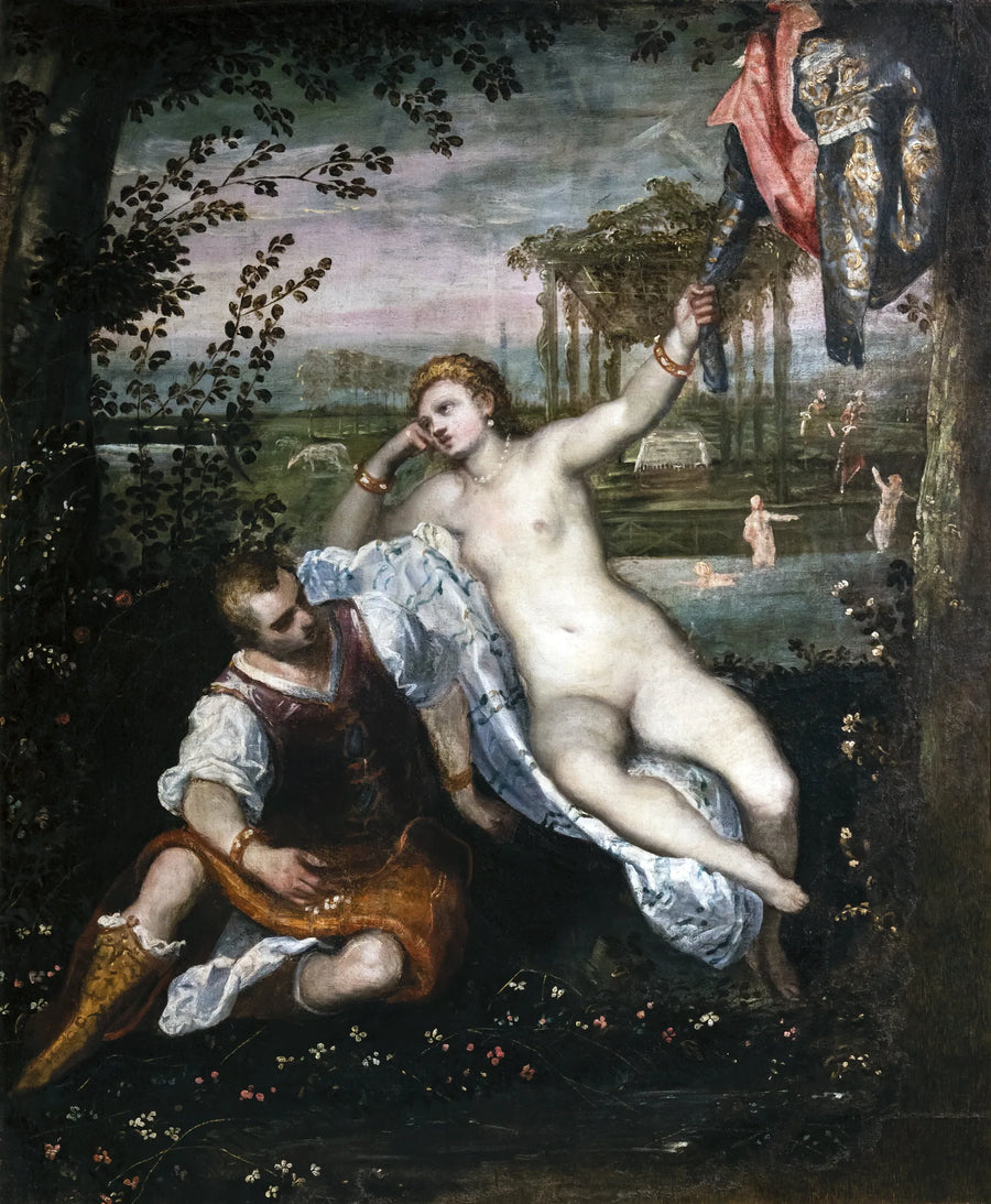 Renaud og Armide - Jacopo Tintoretto