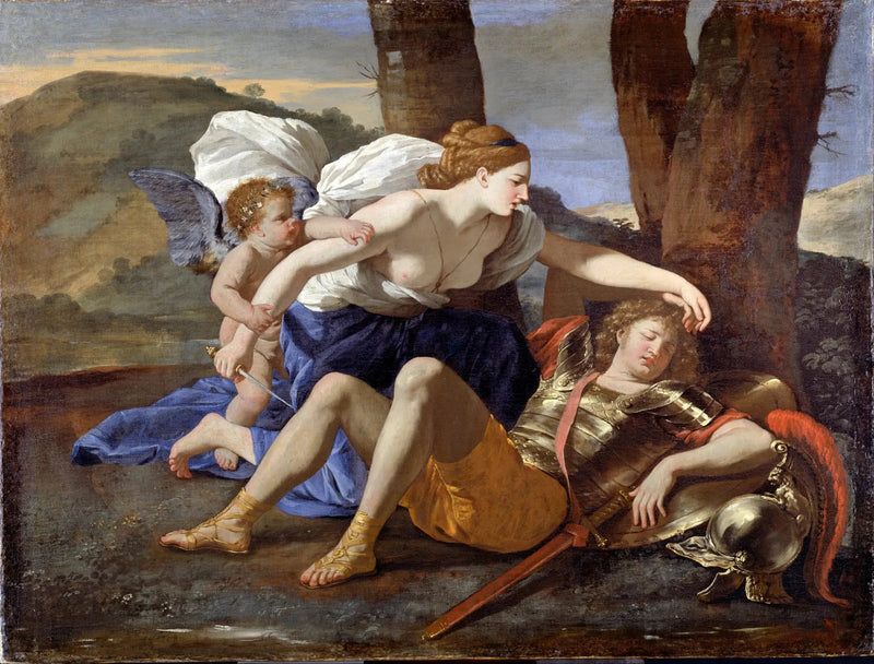 Renaud og Armide - Nicolas Poussin