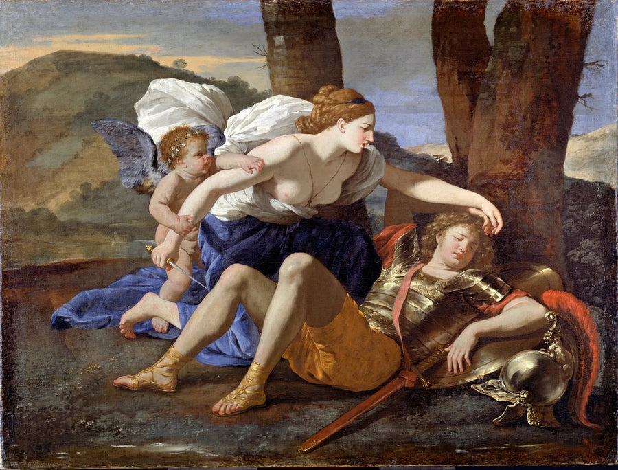 Renaud og Armide - Nicolas Poussin