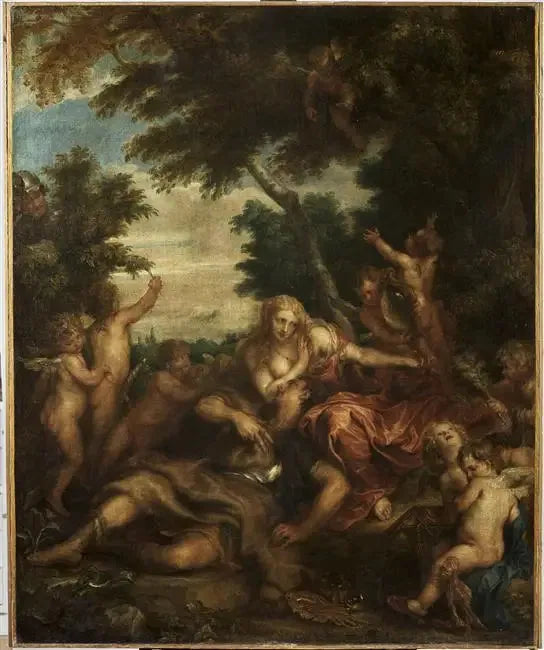 Renaud og Troldkvinden Armide - Antoine van Dyck