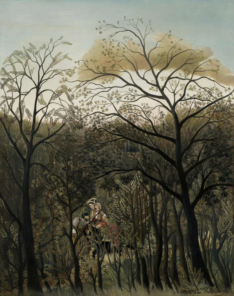 Møde i skoven - Henri Rousseau