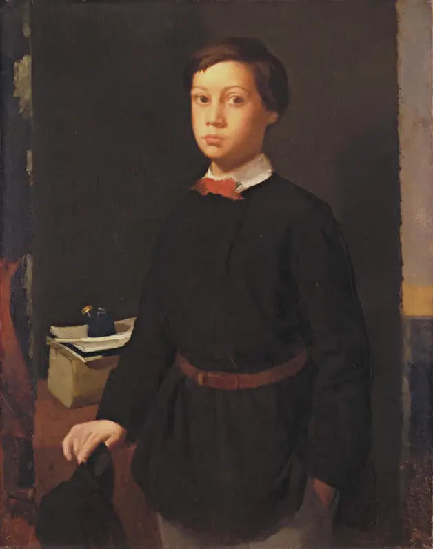 René de Gas ved blækhuset - Edgar Degas