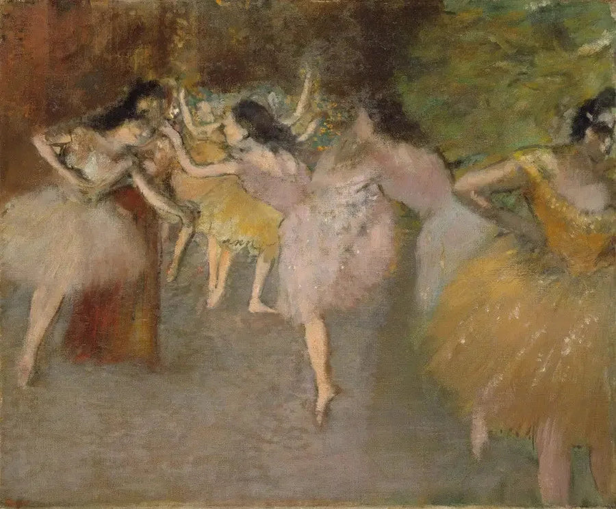 Gentagelse før ballet - Edgar Degas