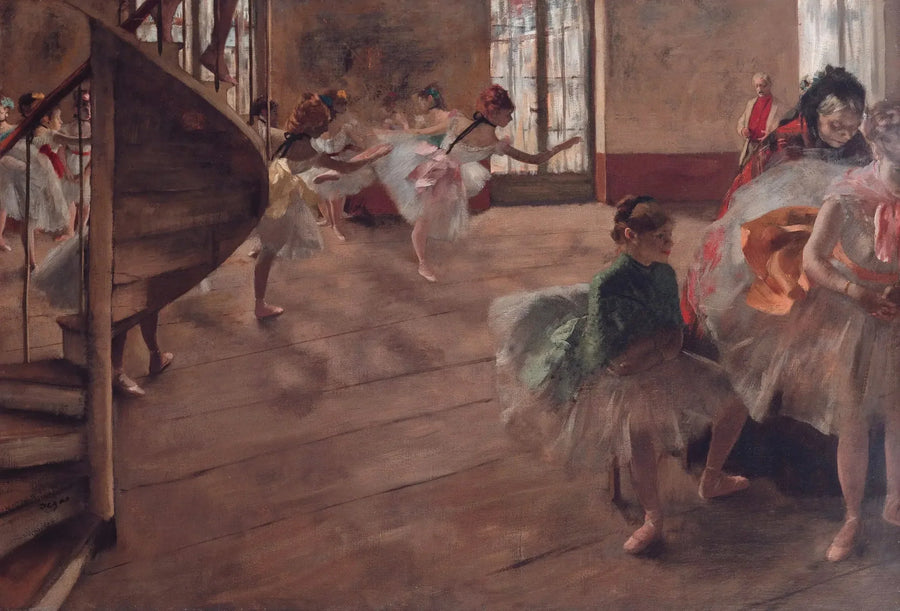 Balletrepetition - Edgar Degas