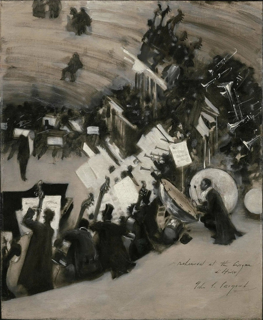 Orkestrets gentagelse Pasdeloup i Cirque d'Hiver - John Singer Sargent