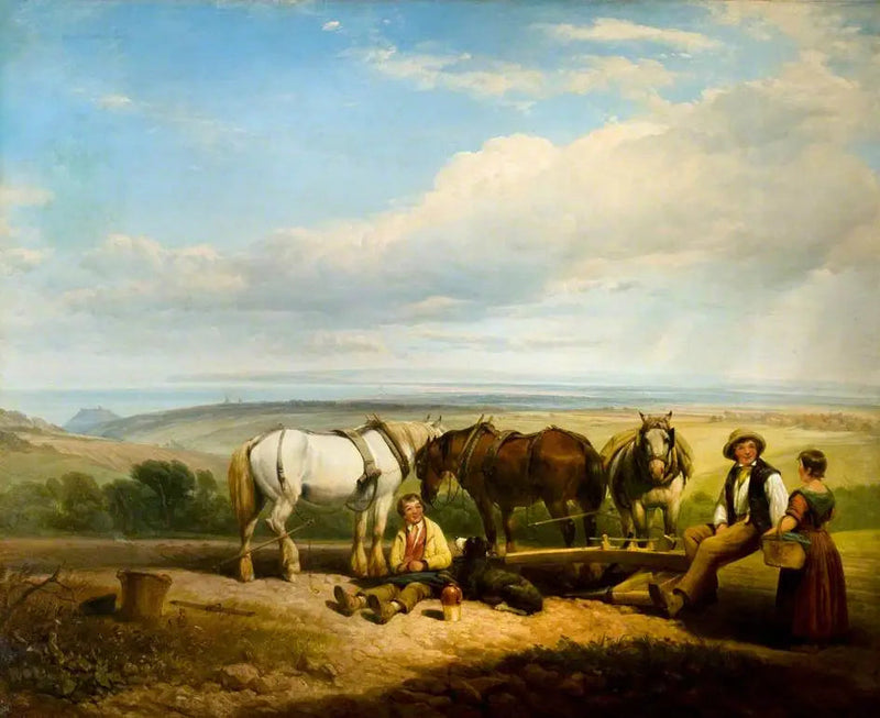 Middags hvil - John Frederick Herring, Sr.