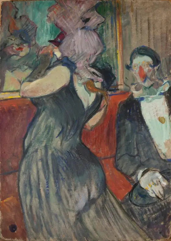 Hvile under maskeballet - Henri de Toulouse-Lautrec