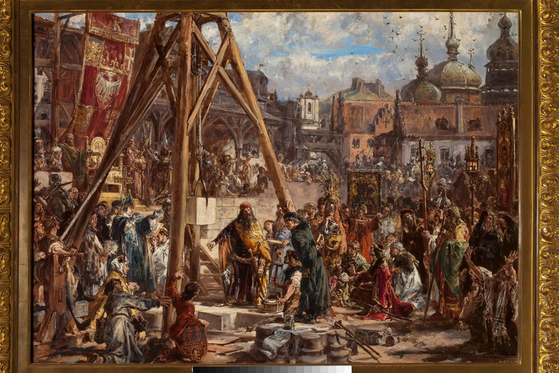 Genoplivning af Rusland. Rigdom og uddannelse, 1366 e.Kr., serie « Civilisationshistorie i Polen » - Jan Matejko