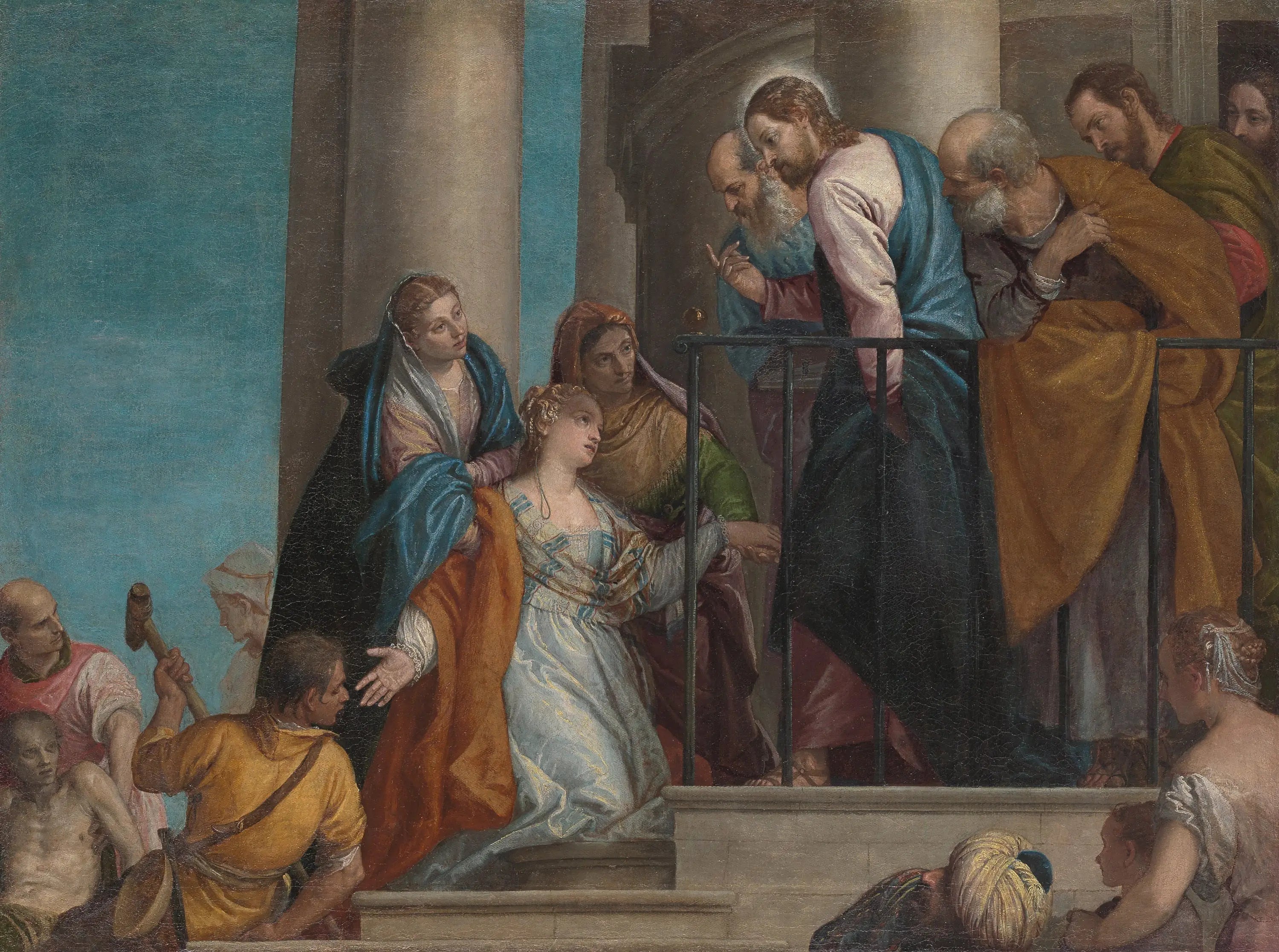 Résurrection à Naïn du fils de la veuve - Paul Véronèse image 1 reproduction d’œuvre d’art à l’huile