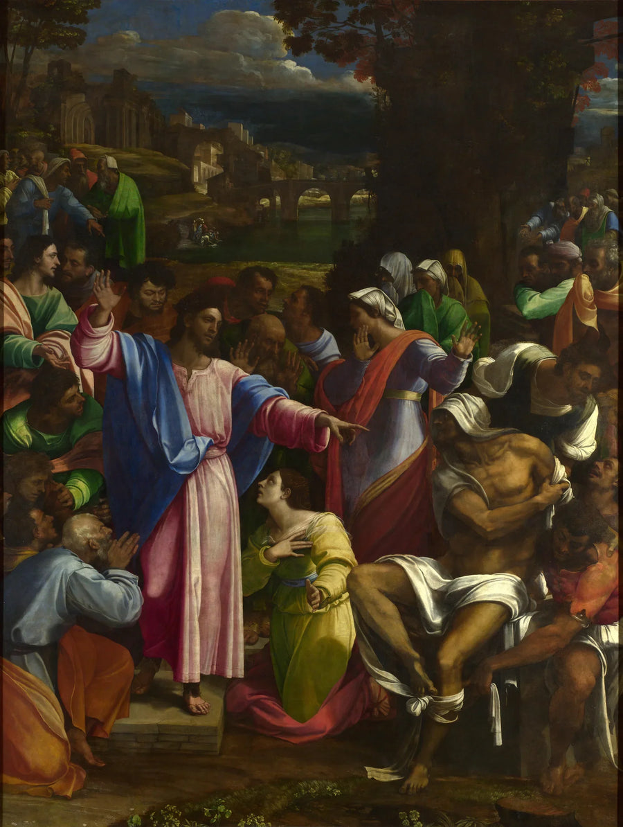 Lazarus' Opstandelse - Sebastiano del Piombo