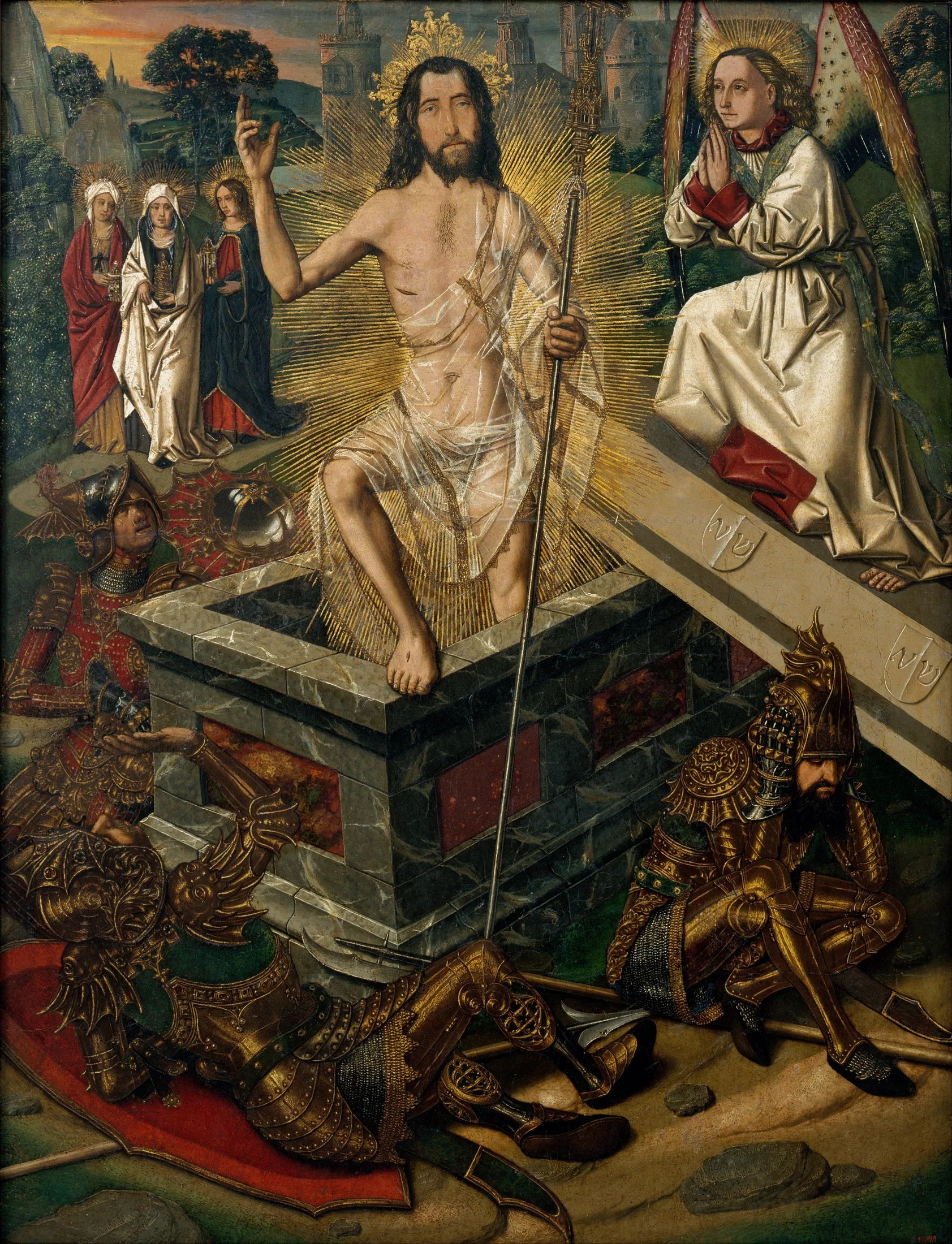 Résurrection du Christ - Bartolomé Bermejo image 1 reproduction d’œuvre d’art à l’huile
