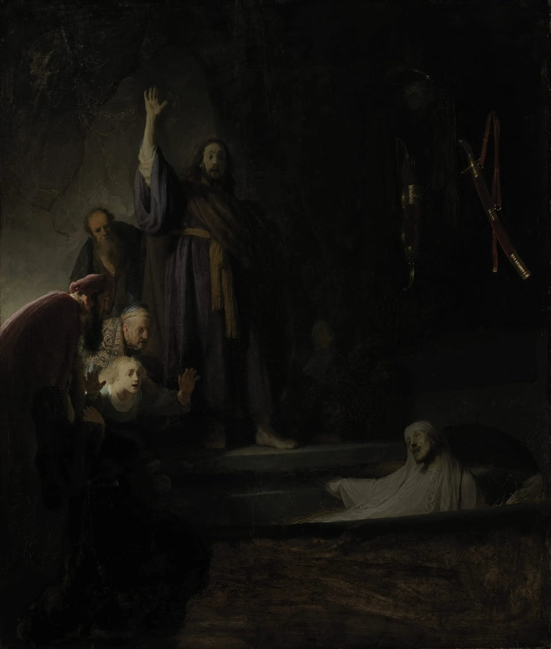 Lazarus' opstandelse - Rembrandt