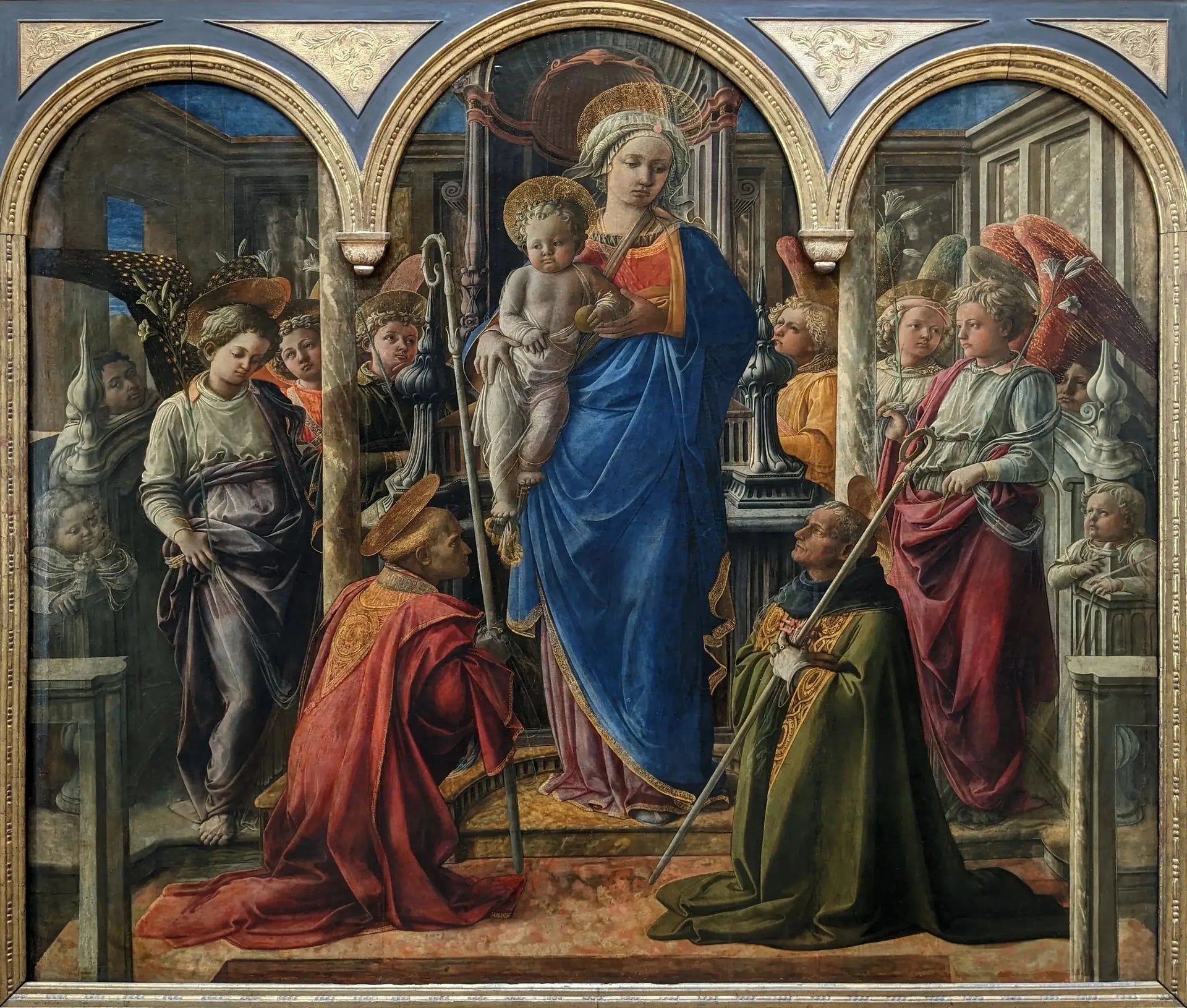 Retable Barbadori - Fra Filippo Lippi image 1 tableau peint à l’huile sur toile