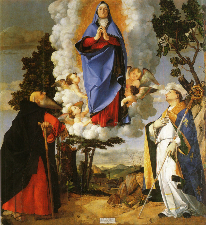 Asolo-bord - Lorenzo Lotto