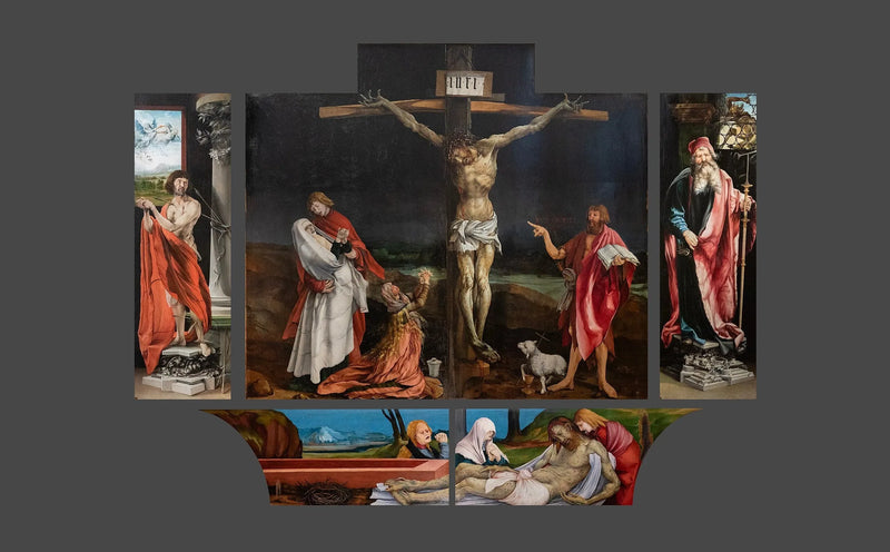 Issenheim-altaret lukket - Matthias Grünewald