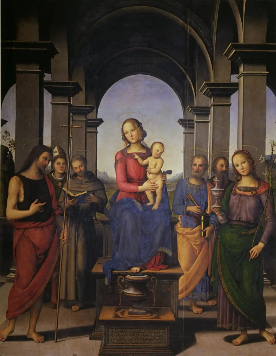 Fano-bord - Pietro Perugino