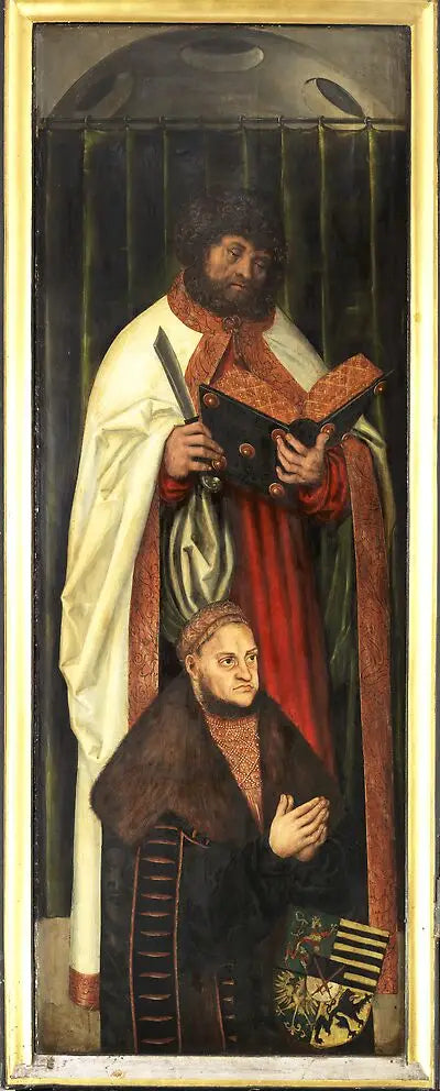 Altertavlen i Sankt Katharina Kirke i Zwickau [venstre fløj] - Lucas Cranach den Ældre