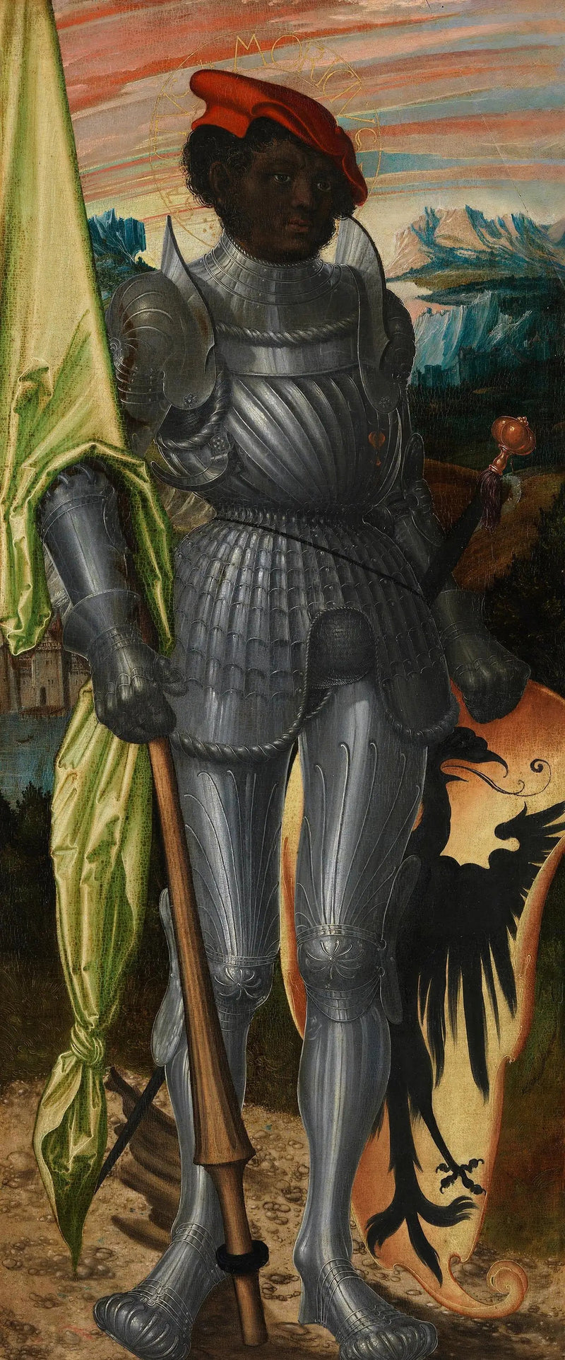 Pfirtscher-bordet : Saint Maurice - Lucas Cranach den Ældre