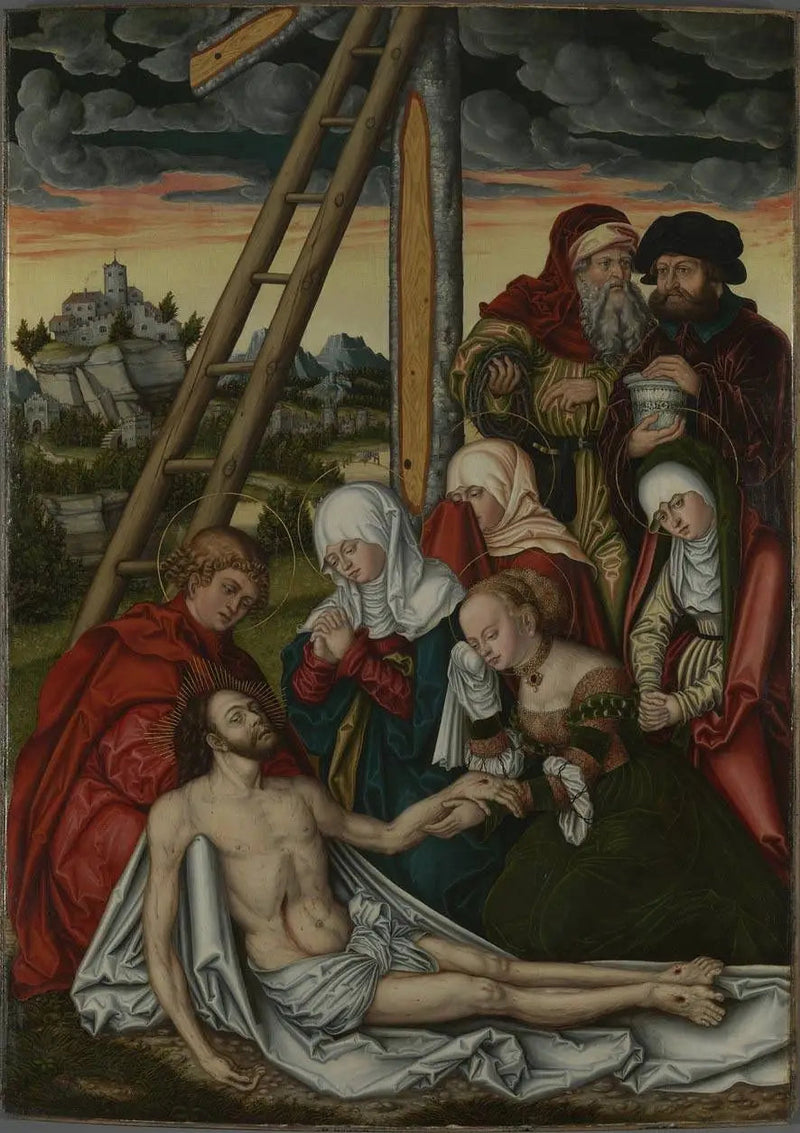 Pierre og Paul Bord: Kristi sorgespil - Lucas Cranach den Ældre