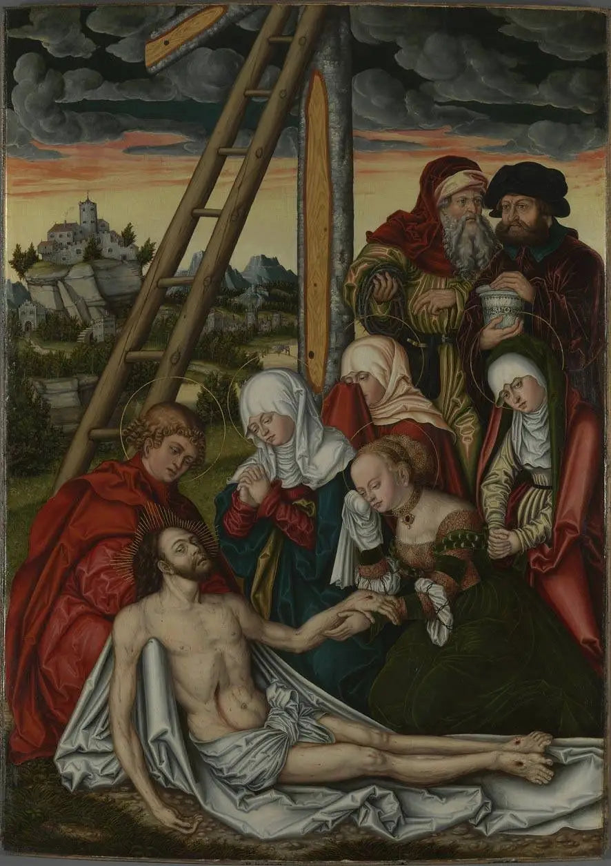 Pierre og Paul Bord: Kristi sorgespil - Lucas Cranach den Ældre