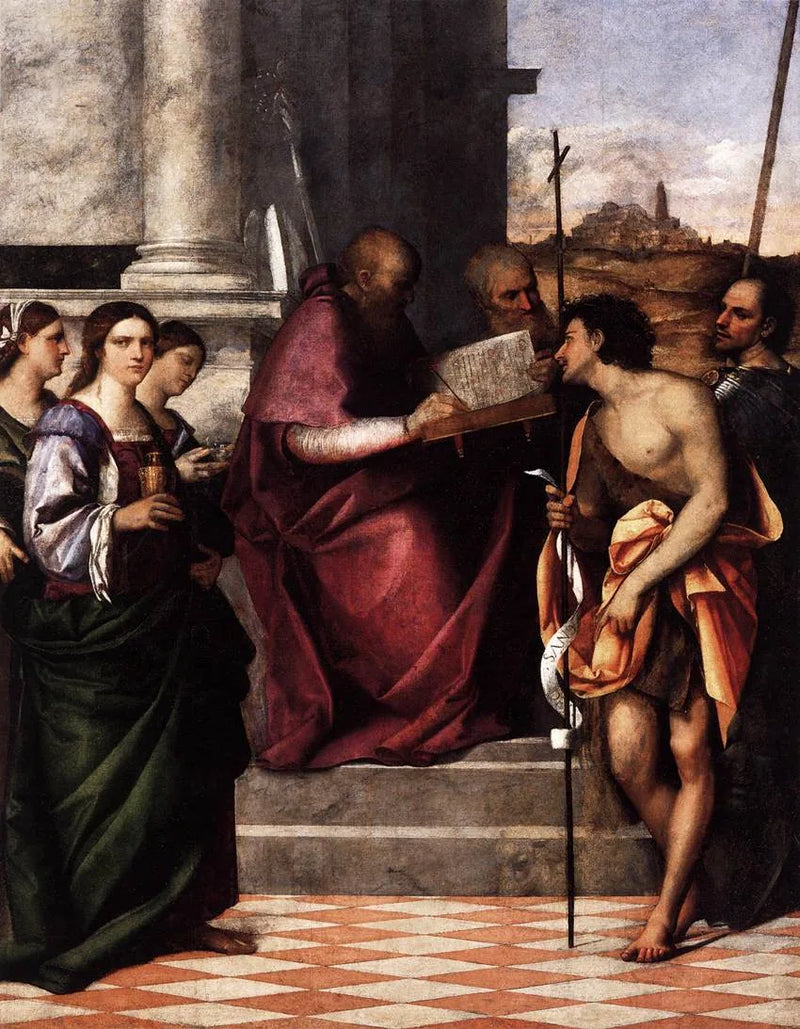 Retabel af Sankt Johannes Chrysostomos - Sebastiano del Piombo