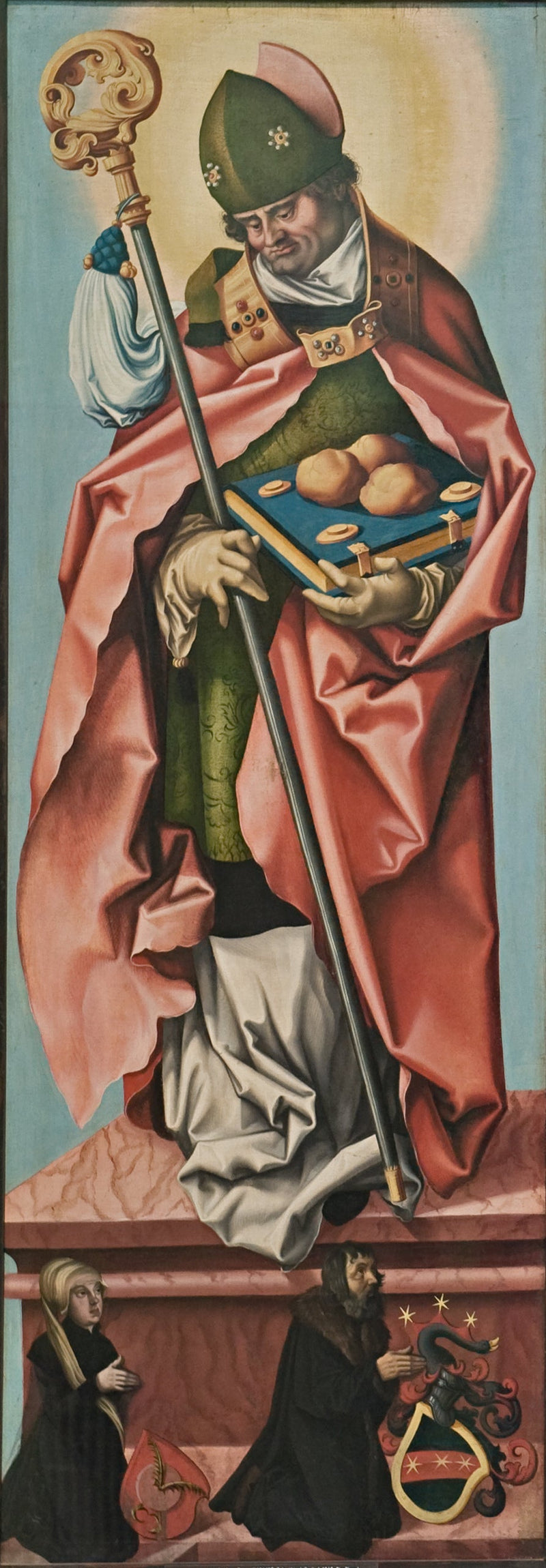 Retabel af Sankt Johannes: Sankt Nikolaus - Hans Baldung Grien