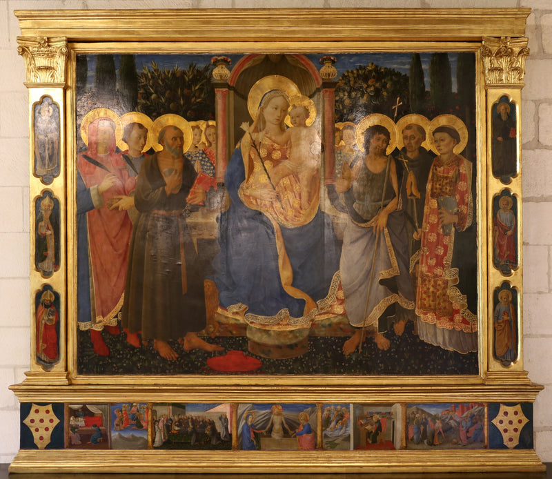 Saint Jérôme-bordplade - Zanobi Strozzi