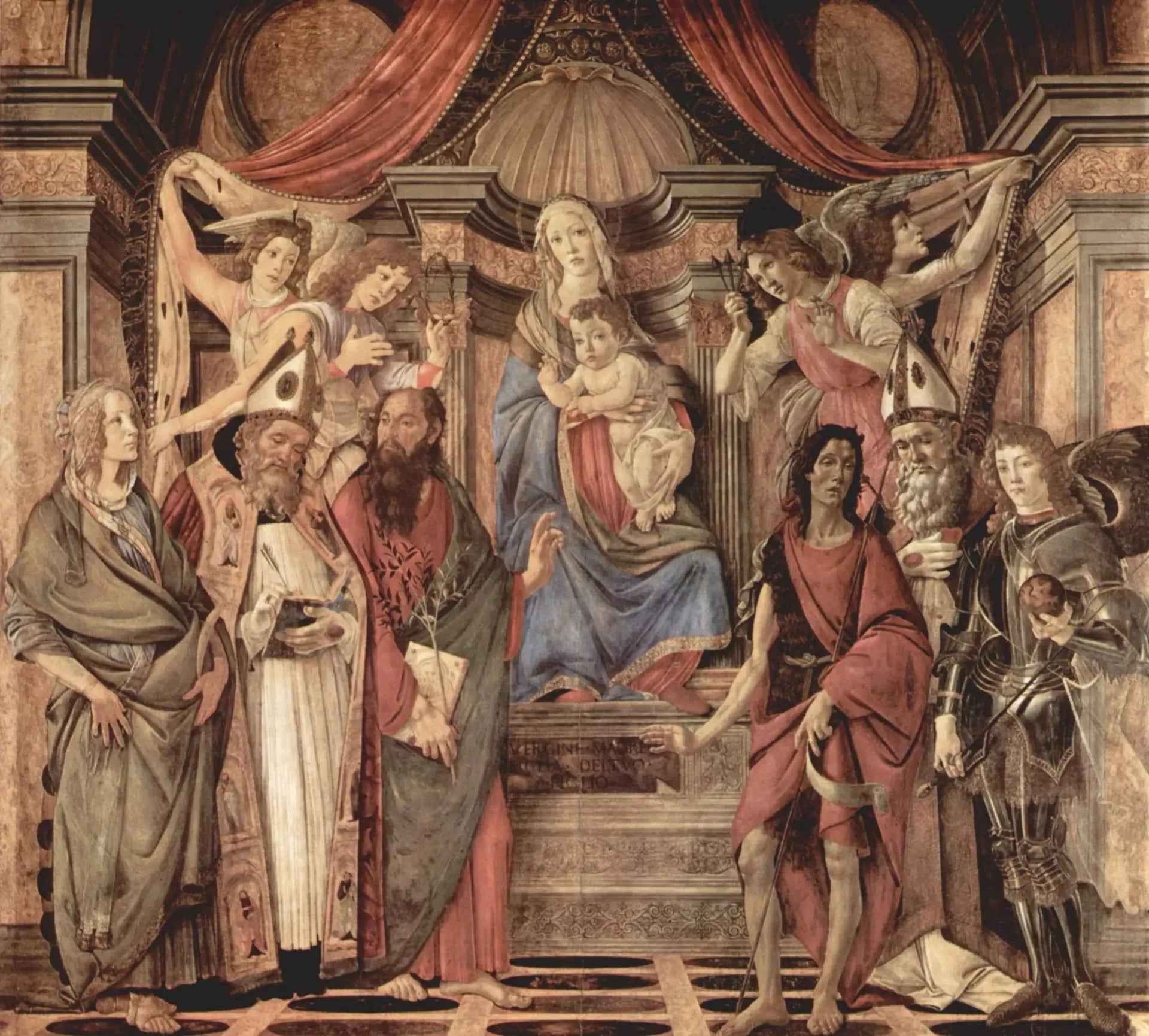 Retable de San Barnaba - Sandro Botticelli image 1 reproduction réalisée par Alpha Reproduction