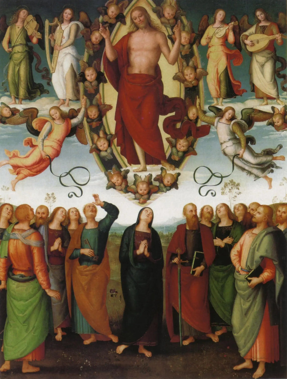 Retable de Sansepolcro - Pietro Perugino image 1 reproduction artisanale de tableau