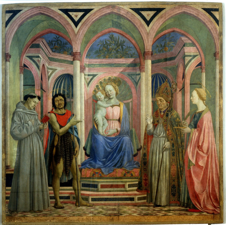 Santa Lucia dei Magnoli-udskæring - Domenico Veneziano