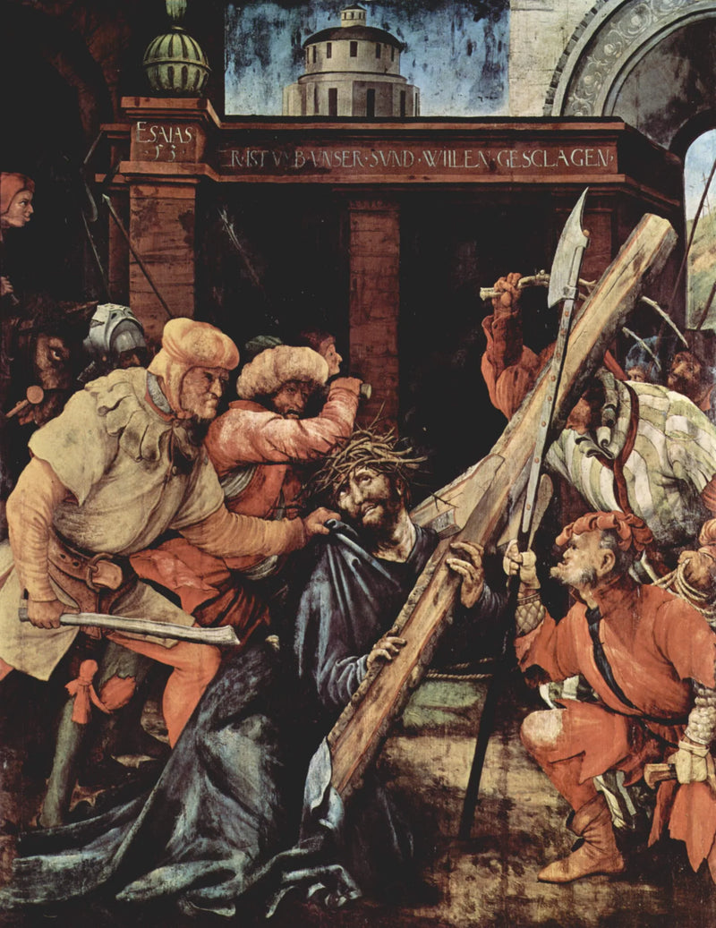 Retabel af Tauberbischofsheim: Kristus bærer korset - Matthias Grünewald