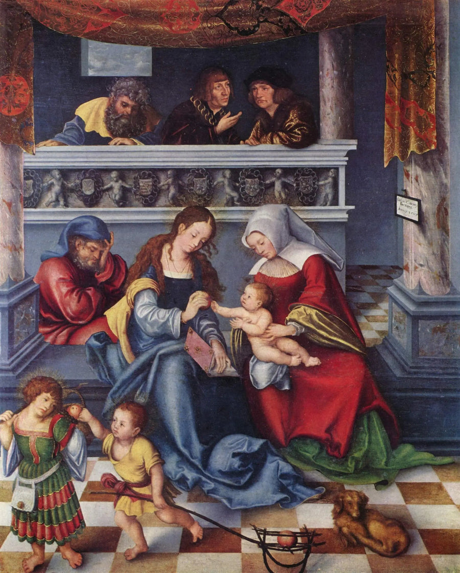 Torgau-bord: Hellig Forældre - Lucas Cranach den Ældre