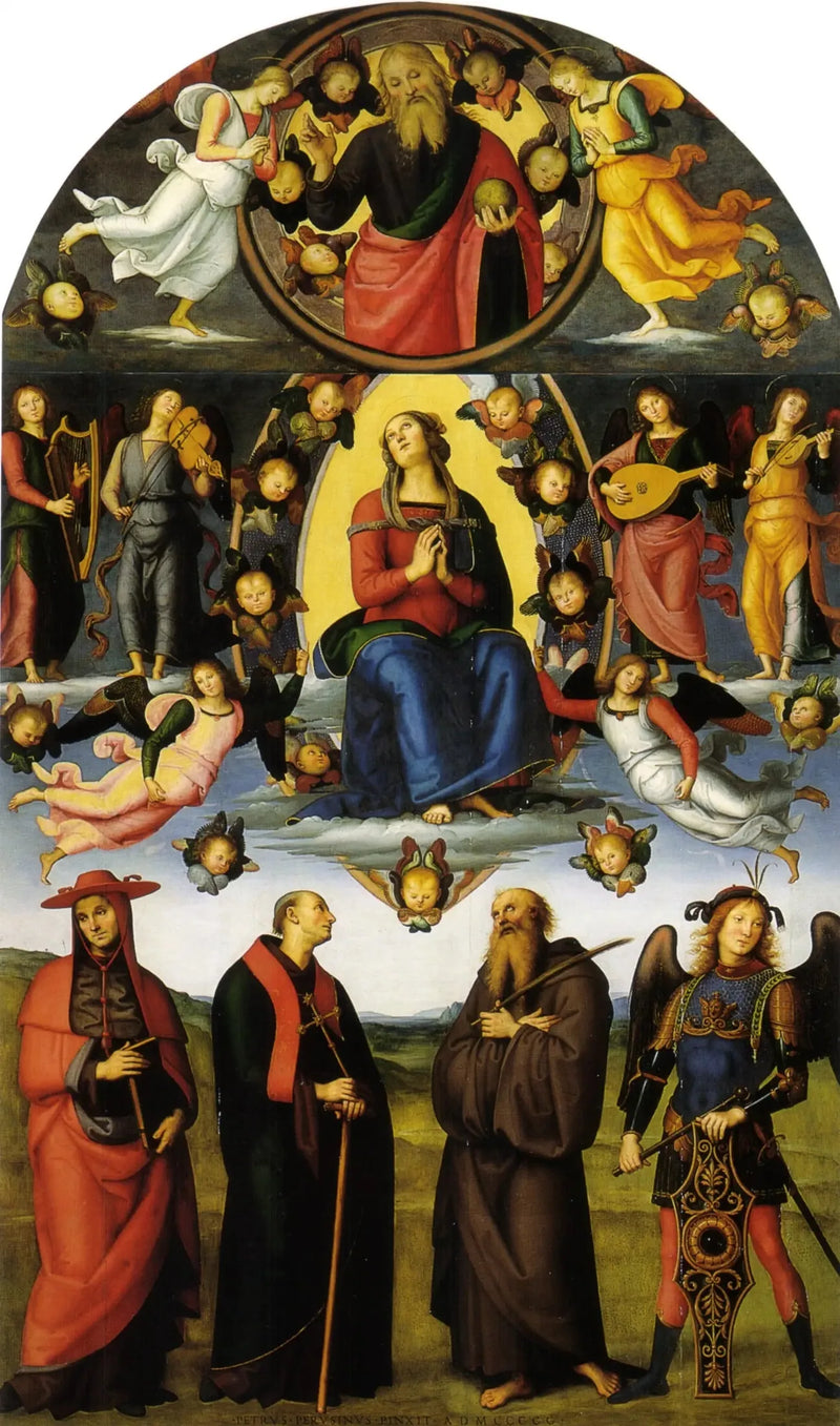 Vallombrosa-bordet - Pietro Perugino