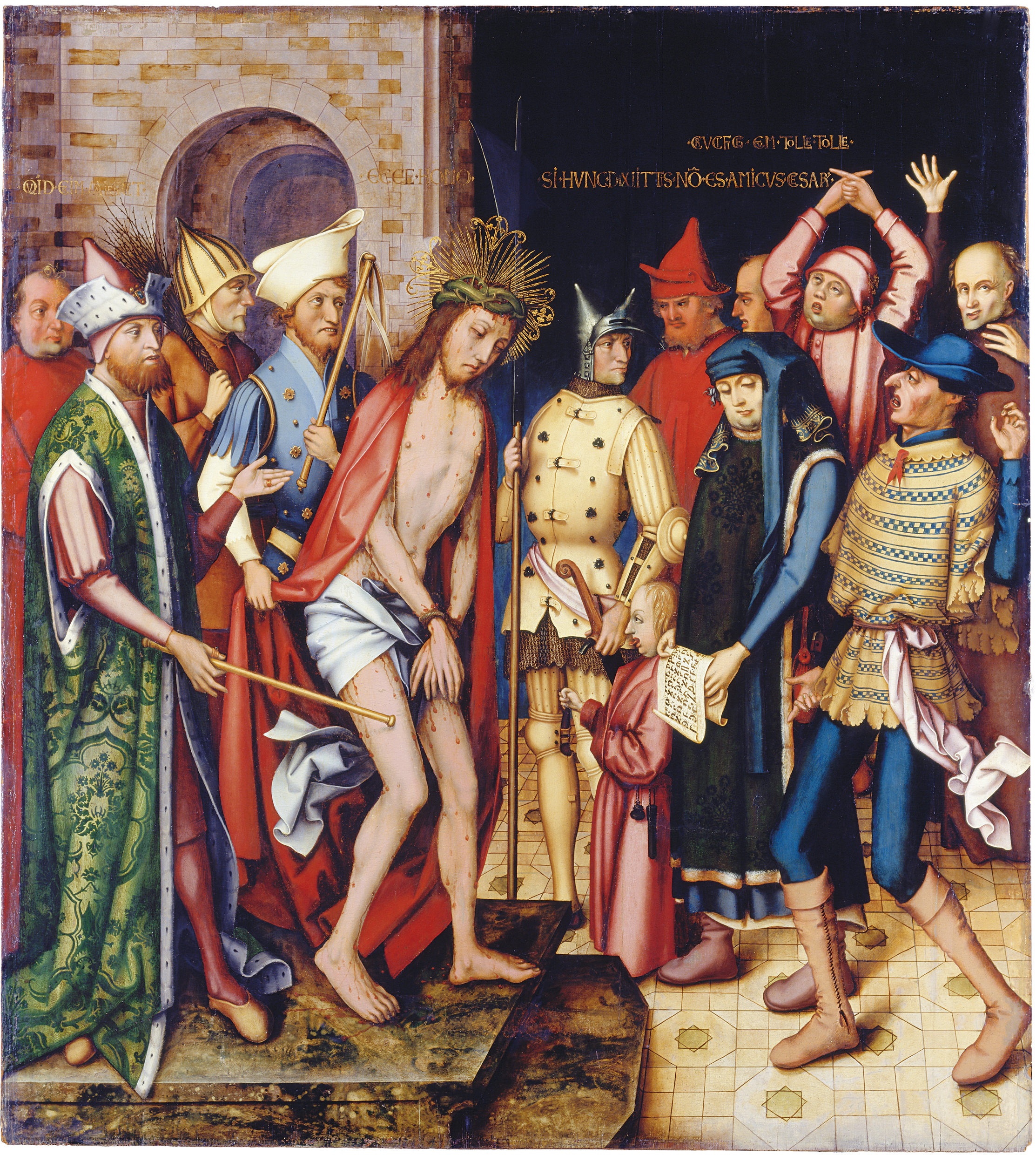 Retable dominicain de Francfort: Ecce Homo - Hans Holbein the Elder - Alpha Reproduction