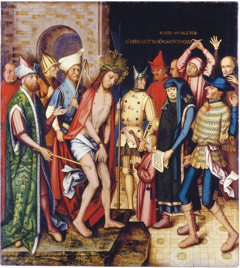 Dominikansk altertavle fra Frankfurt: Ecce Homo - Hans Holbein den Ældre