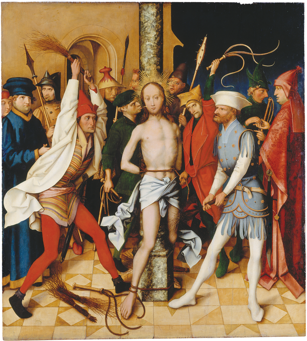 Retable dominicain de Francfort: Flagellation - Hans Holbein the Elder - Alpha Reproduction